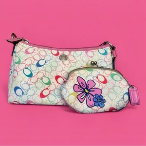 Coach, Chelsea Heritage, bag and coin purse